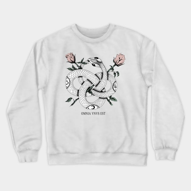 Ouroboros Crewneck Sweatshirt by alesaenz